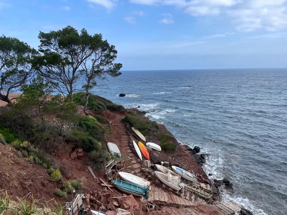 Banyalbufar terraced coastal slopes on Paguera Valldemossa and Canonge bike challenge
